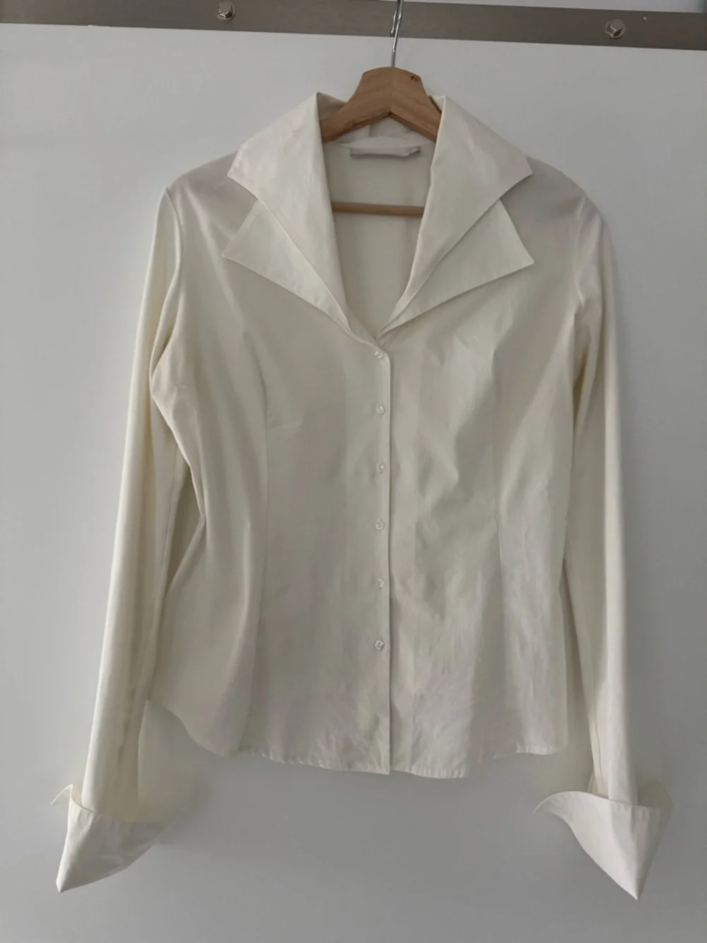 Anne Fontaine Christie Double Collar blouse size 40 - Picture 2 of 6